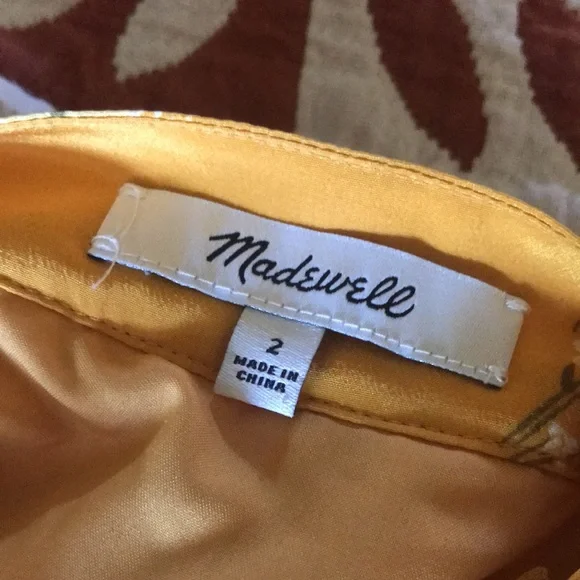 Silk Madewell Dress Size 2 NWOT - Picture 6 of 6